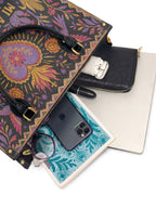 "Mi amor propio es sagrado" ver.4 Leather Handbag - interior | Paleta Bags