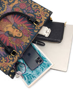"Me merezco todo lo bueno" ver.2 Leather Handbag - interior | Paleta Bags