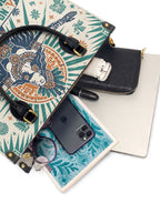 "No pido permiso para ocupar espacio" ver.4 Leather Handbag - interior | Paleta Bags