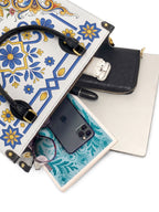 "TONATIUH" Leather Handbag - interior | Paleta Bags