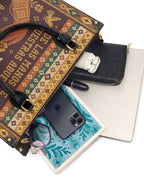 "De las manos de nuestras abuelas a las nuestras" ver.3 Leather Handbag - interior | Paleta Bags