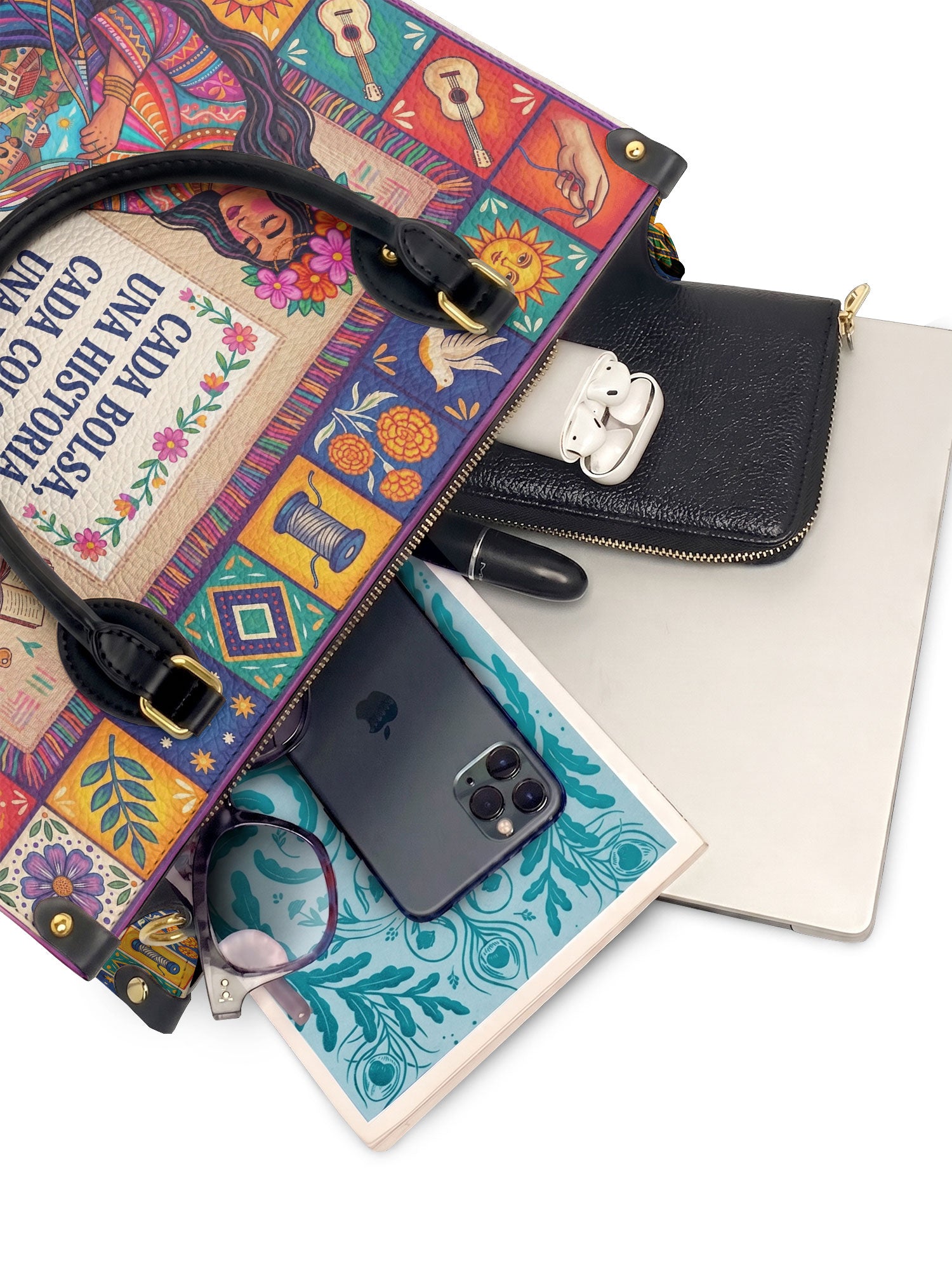 "Cada bolsa, una historia" ver.2 Leather Handbag - interior