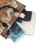 "Vuelo Alto" ver.3 Leather Handbag - interior | Paleta Bags