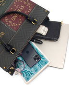 "BILINGÜE" ver.2 Leather Handbag - interior | Paleta Bags
