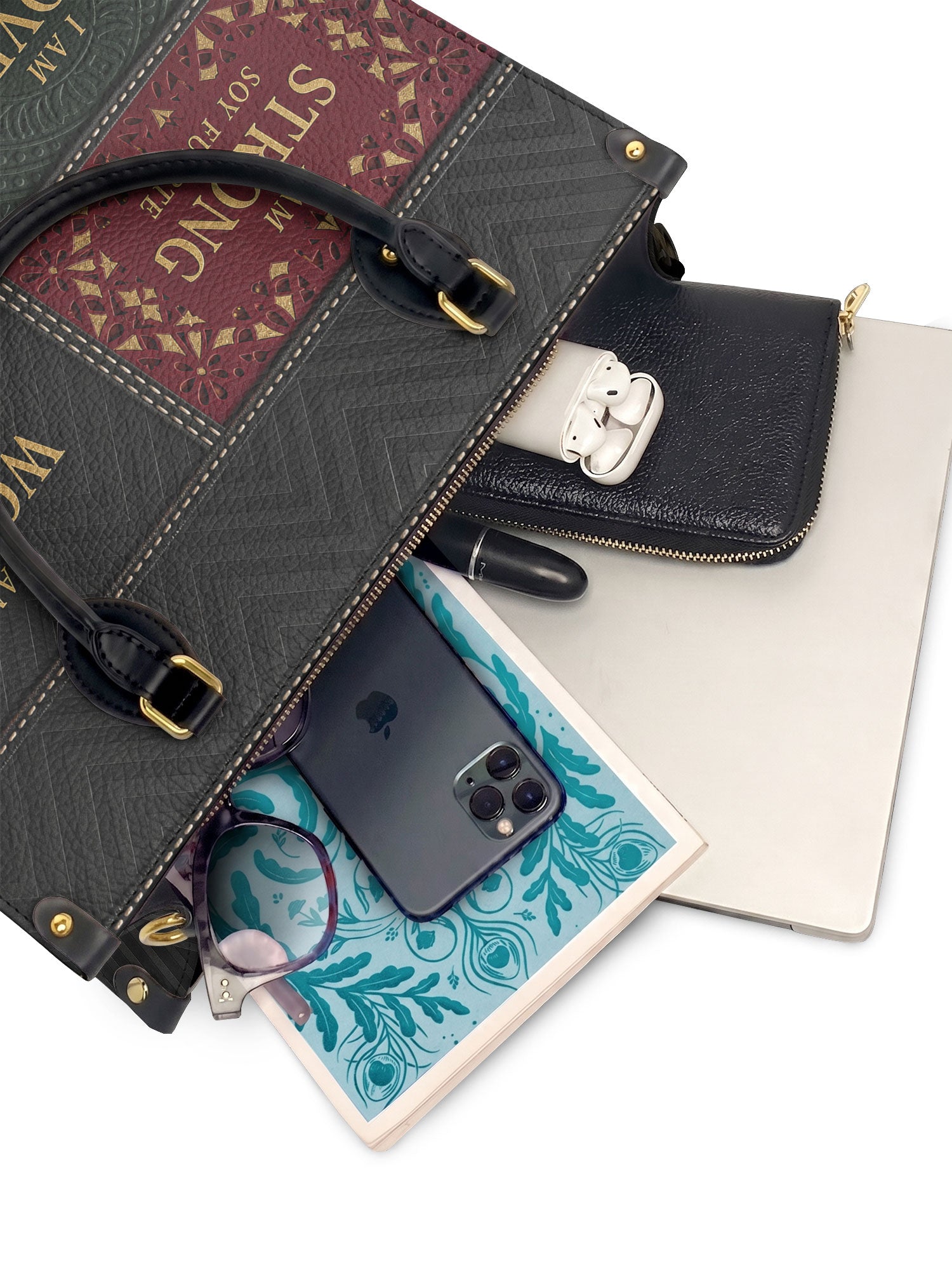 "BILINGÜE" ver.2 Leather Handbag - interior | Paleta Bags