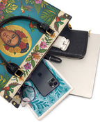 "Soy suficiente, tal y como soy" ver.11 Leather Handbag - interior | Paleta Bags