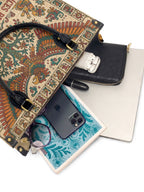 "Raíces profundas, alas libres" ver.5 Leather Handbag - interior | Paleta Bags
