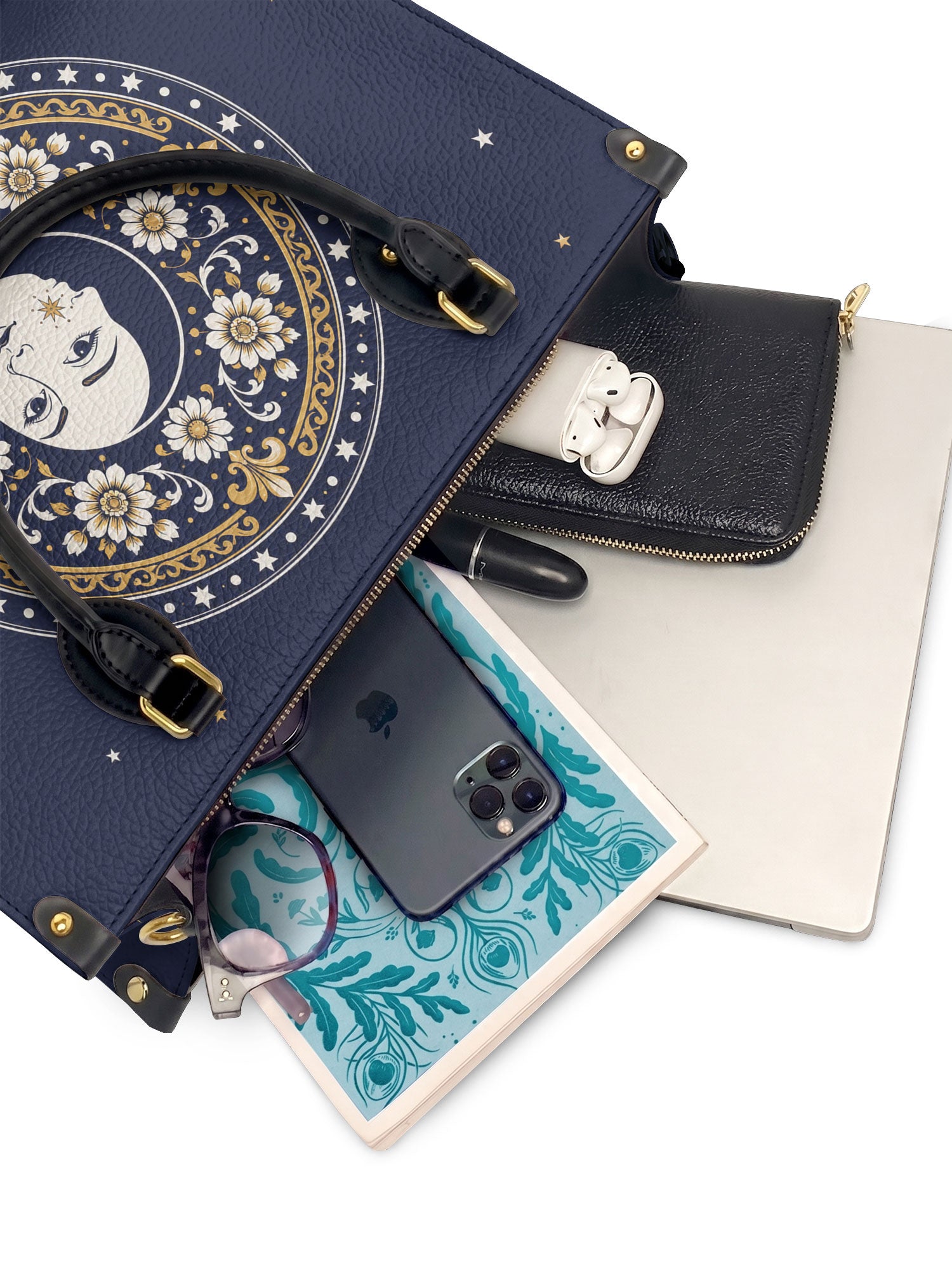 "METZTLI" Leather Handbag - interior | Paleta Bags