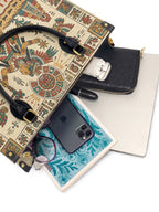 "Soy la dueña de mi destino" ver.3 Leather Handbag - interior | Paleta Bags