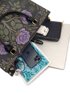 "Otomi Wild Embroidery" ver.4 Leather Handbag - interior | Paleta Bags