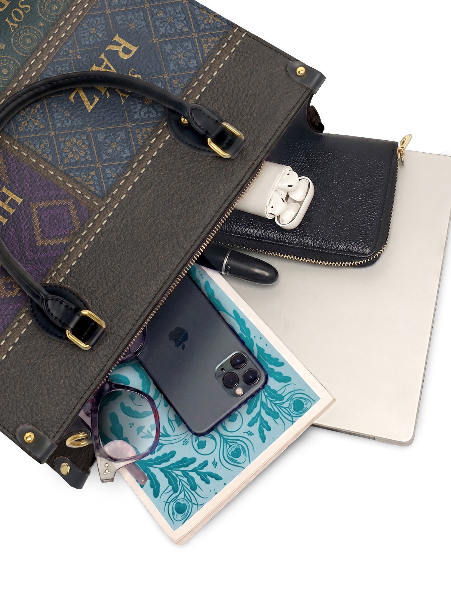 "LAS RAÍCES" ver.1 Leather Handbag - interior | Paleta Bags