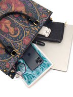 "Me cuido, me amo, me honro" ver.3 Leather Handbag - interior | Paleta Bags