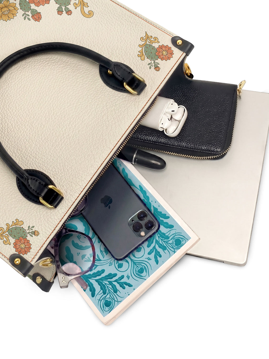 "NOCHTLI" Leather Handbag - interior | Paleta Bags
