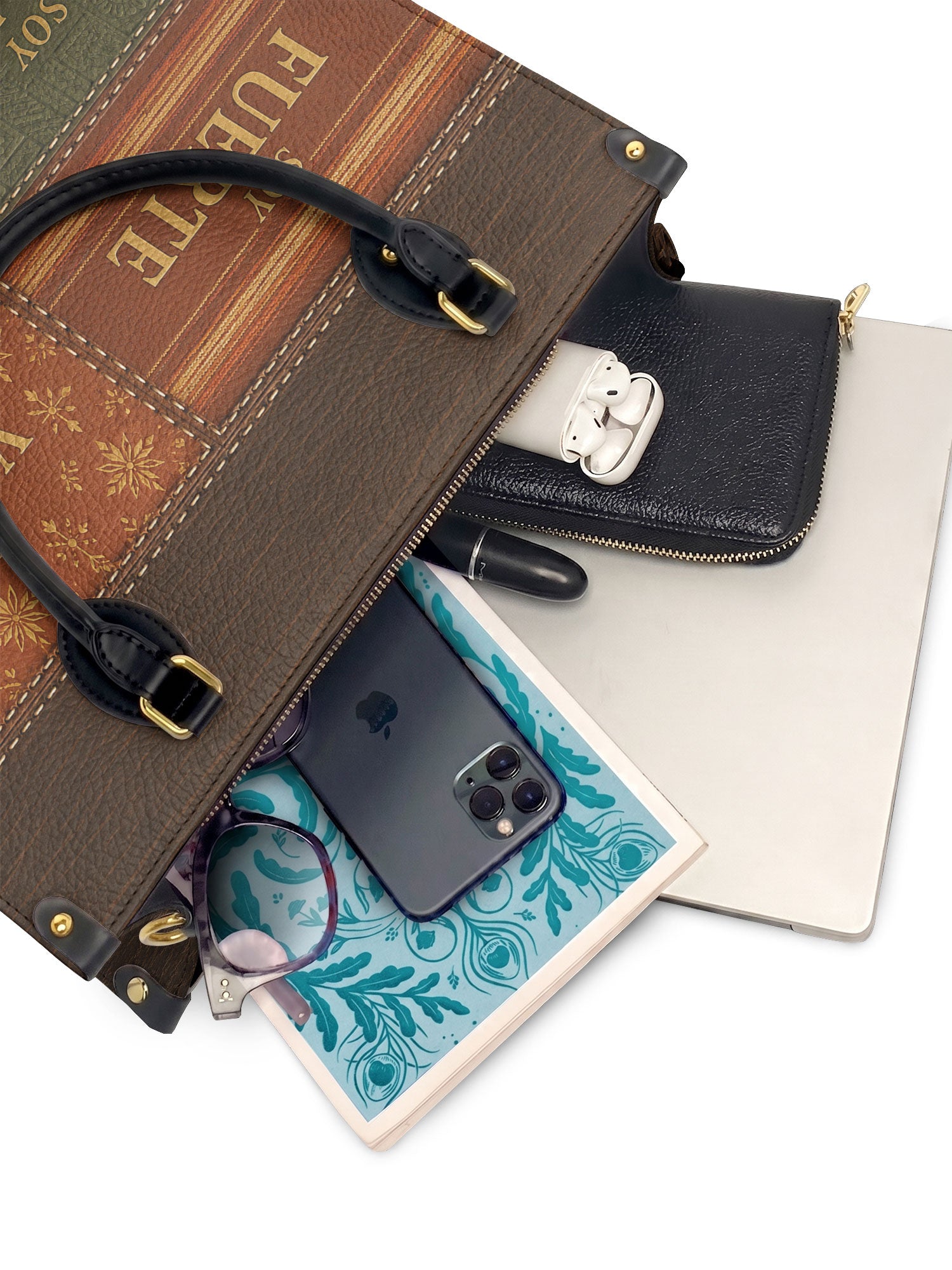 "LAS CUATRO VERDADES" ver.3 Leather Handbag - interior | Paleta Bags