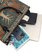 "Feroz. Arraigada. Radiante" ver.1 Leather Handbag - interior | Paleta Bags
