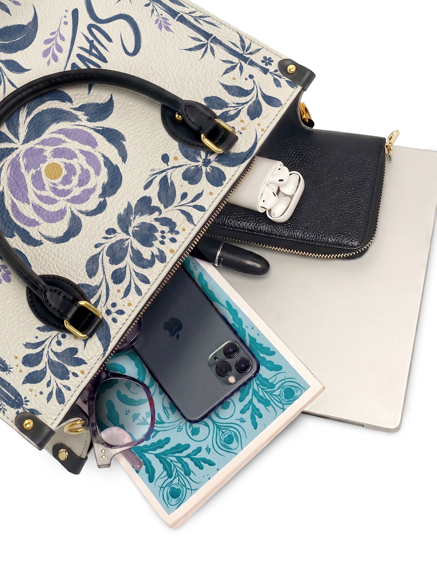 "Suave pero inquebrantable" ver.2 Leather Handbag - interior | Paleta Bags