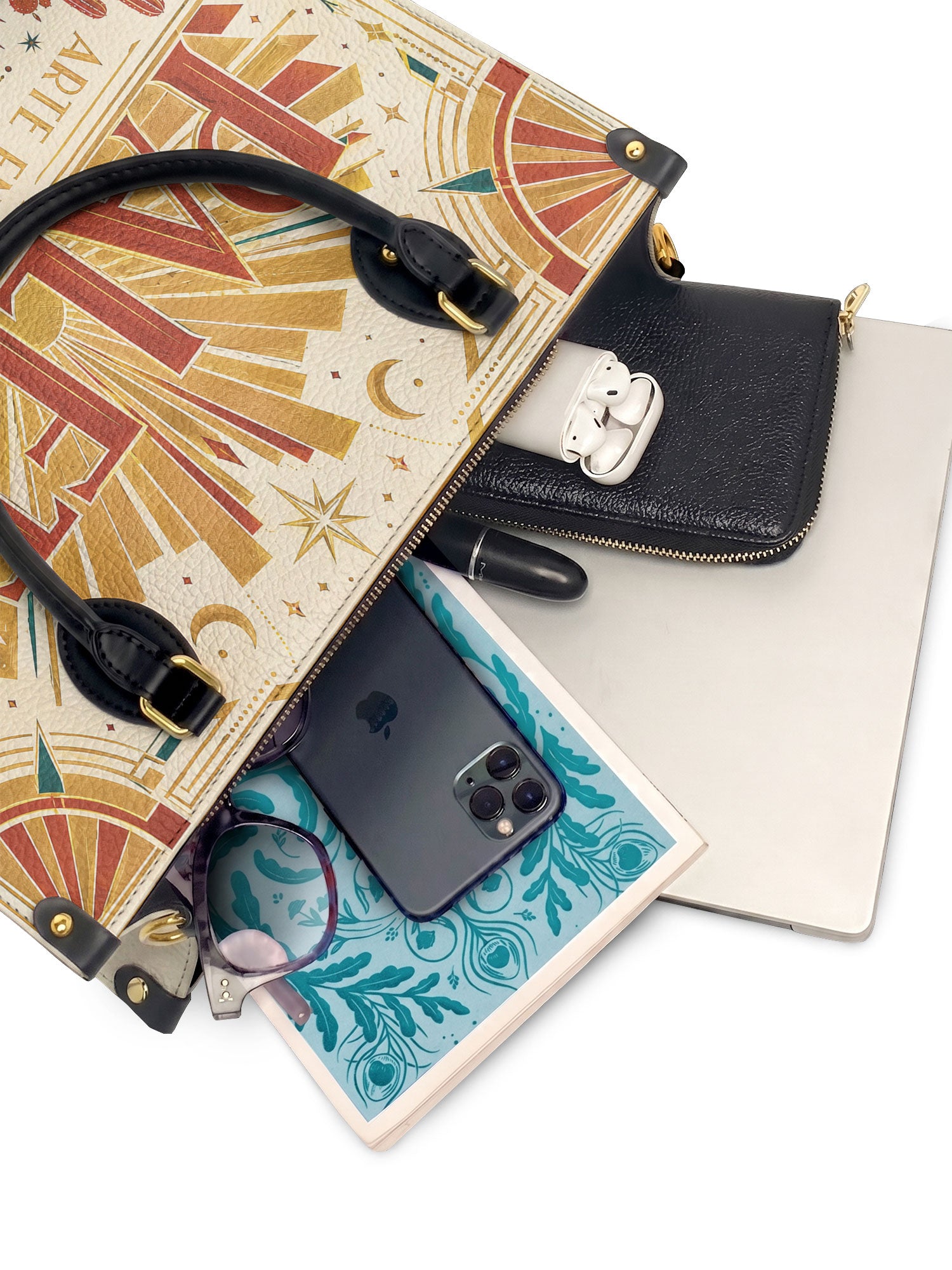 "La Paleta — Arte en cada costura" ver.4 Leather Handbag - interior | Paleta Bags