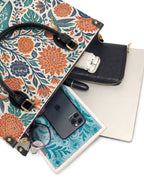 "De mis heridas nacen flores" ver.1 Leather Handbag - interior | Paleta Bags