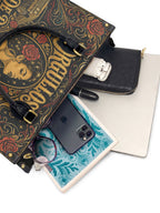 "Orgullosa de donde vengo" ver.4 Leather Handbag - interior | Paleta Bags