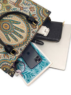 "Hecha a mano, hecha con amor" ver.3 Leather Handbag - interior