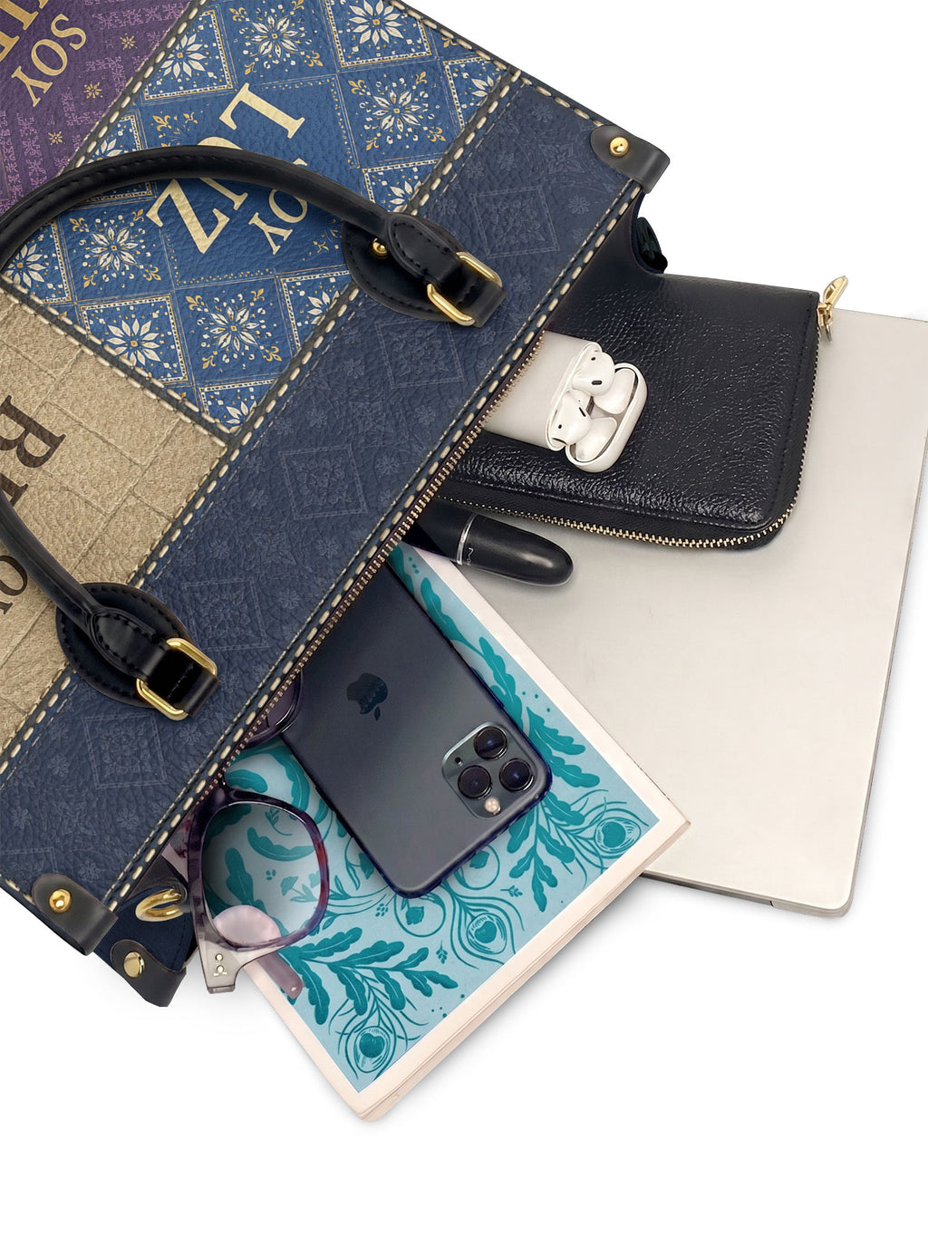 "LA LUMINOSA" ver.3 Leather Handbag - interior | Paleta Bags