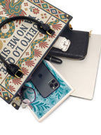 "Suelto lo que ya no me sirve" ver.1 Leather Handbag - interior | Paleta Bags
