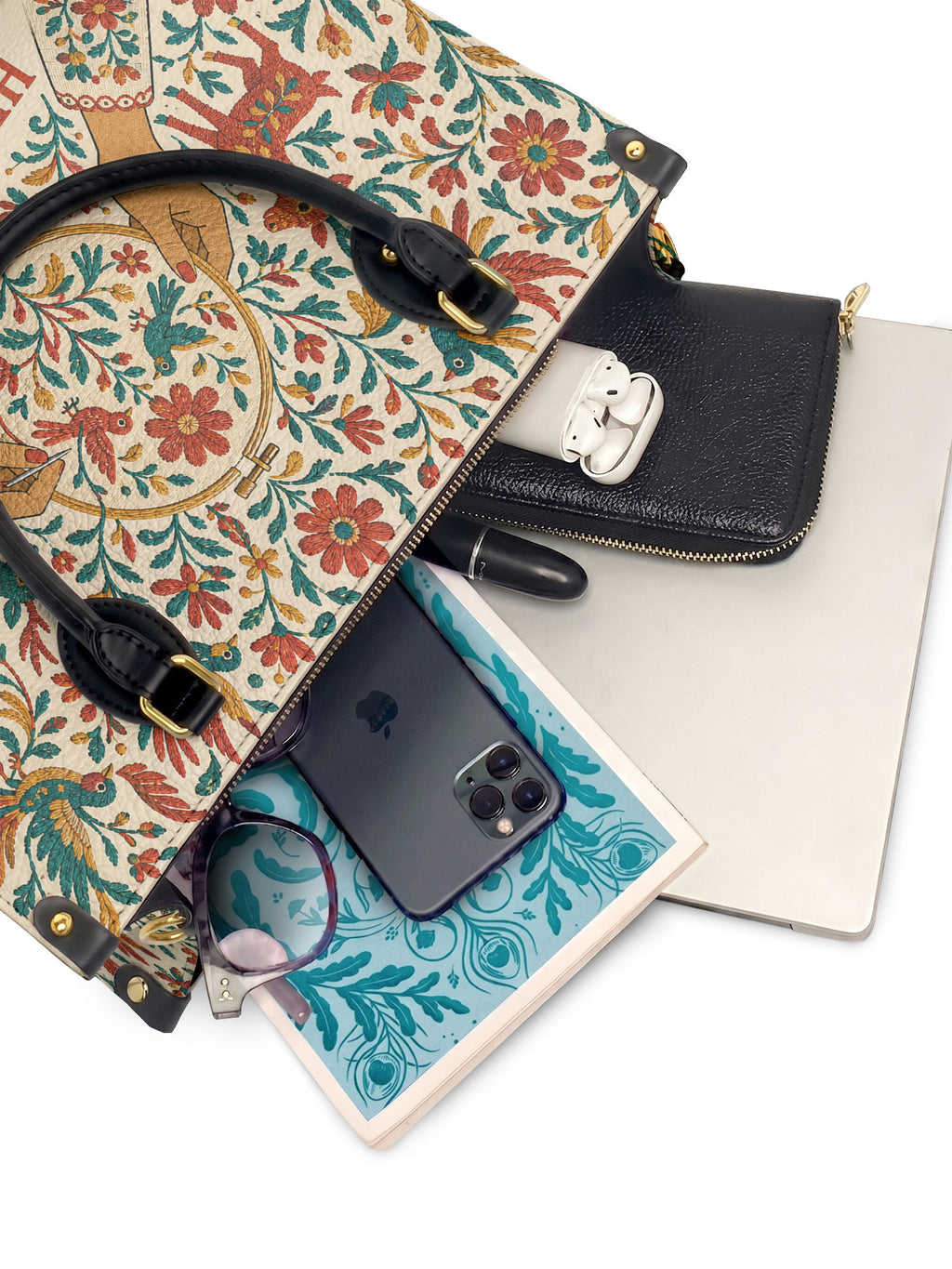 "Hecha a mano, hecha con amor" ver.1 Leather Handbag - interior
