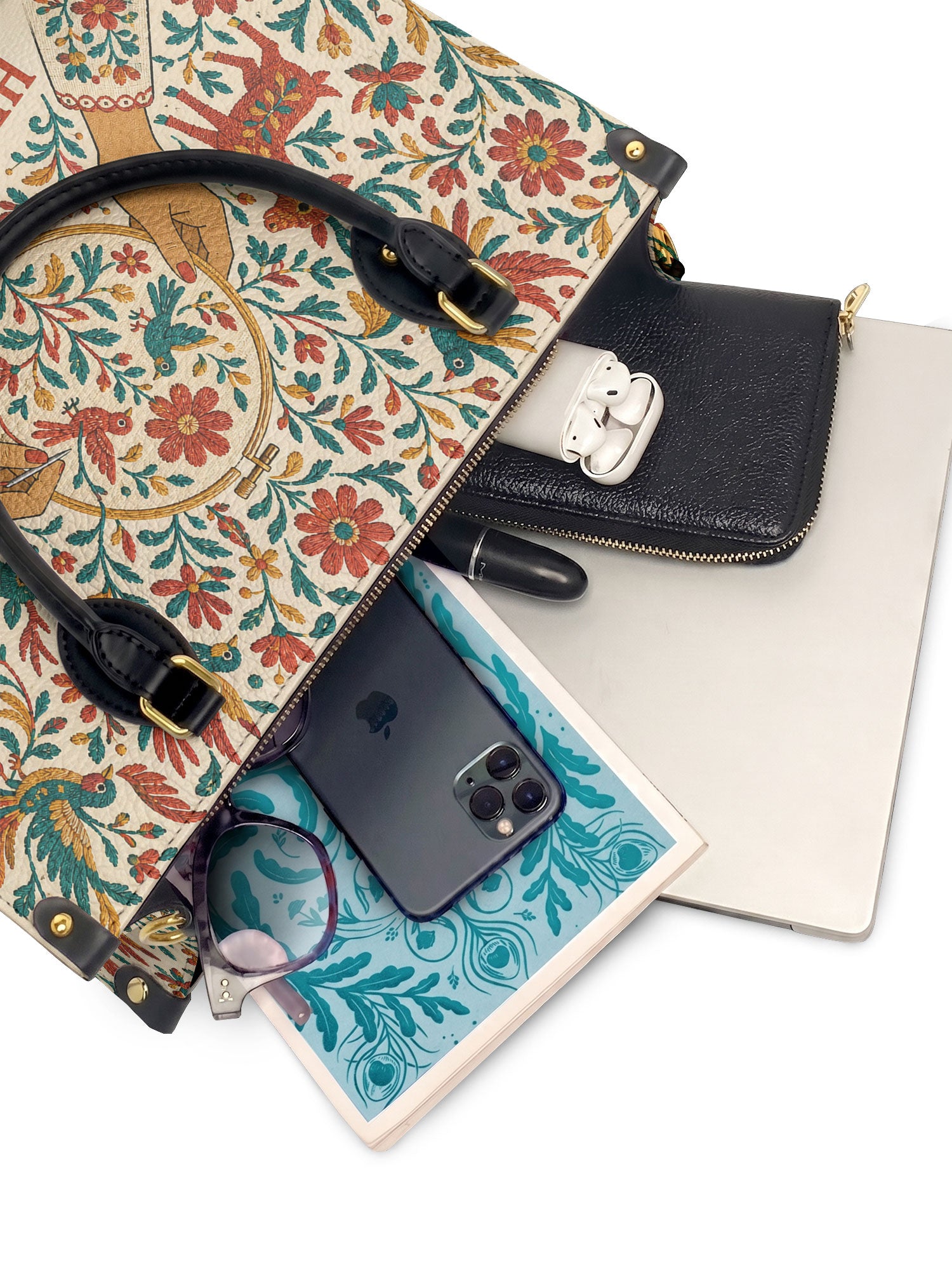 "Hecha a mano, hecha con amor" ver.1 Leather Handbag - interior