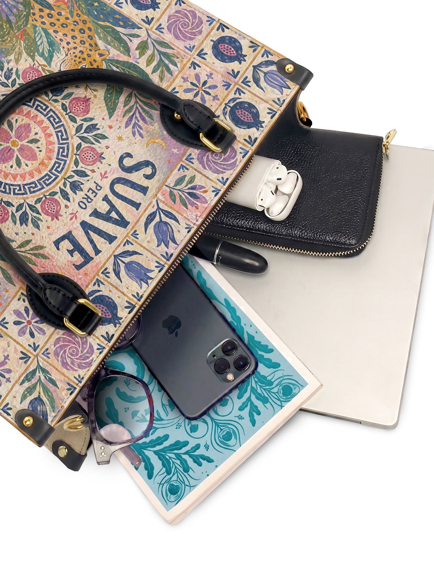 "Suave pero inquebrantable" ver.10 Leather Handbag - interior | Paleta Bags