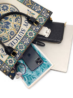 "Soy suficiente, tal y como soy" ver.8 Leather Handbag - interior | Paleta Bags