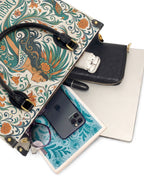 "Orgullosa de donde vengo" ver.3 Leather Handbag - interior | Paleta Bags