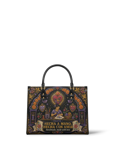 "Hecha a mano, hecha con amor" ver.5 Leather Handbag
