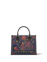 "Caí, me levanté, florecí" ver.5 Leather Handbag
