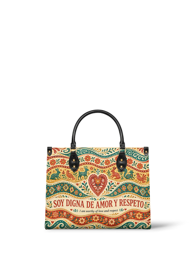 "Otomi Wild Embroidery" ver.1 Leather Handbag