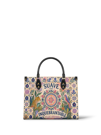 "Suave pero inquebrantable" ver.10 Leather Handbag