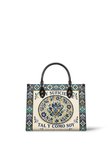 "Soy suficiente, tal y como soy" ver.8 Leather Handbag