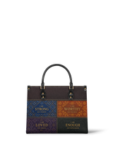 "BILINGÜE" ver.1 Leather Handbag