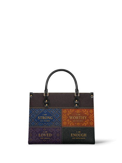 "BILINGÜE" ver.1 Leather Handbag