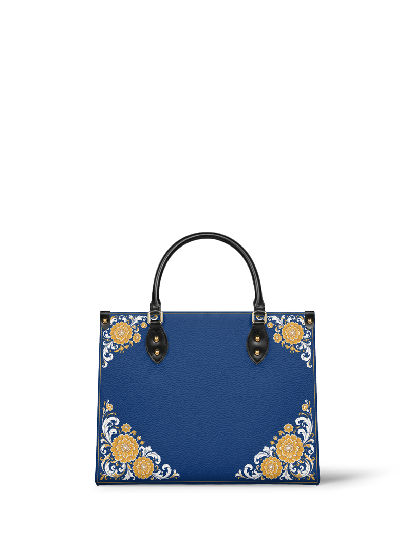 "CEMPASÚCHIL" Leather Handbag