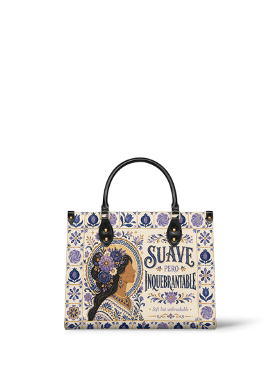 "Suave pero inquebrantable" ver.7 Leather Handbag
