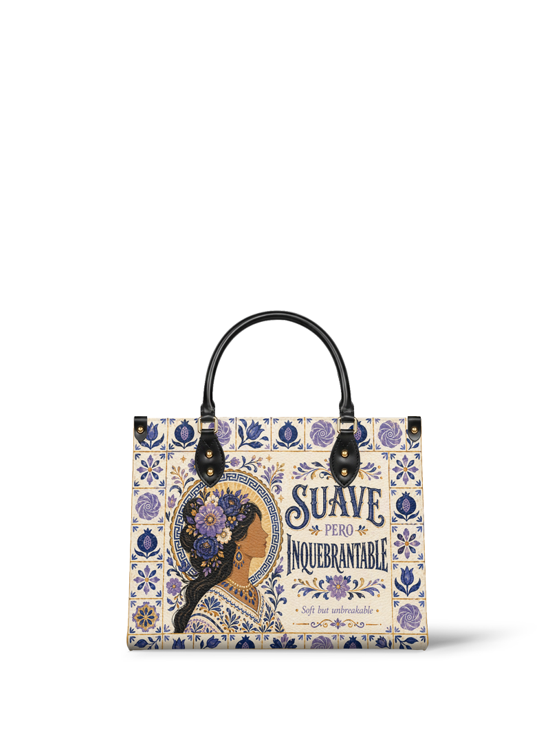 "Suave pero inquebrantable" ver.7 Leather Handbag