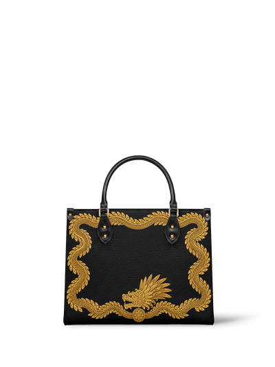 "XIUHCÓATL" Leather Handbag