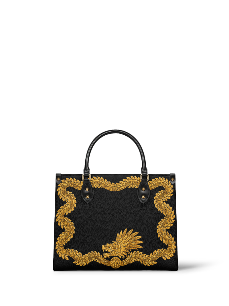"XIUHCÓATL" Leather Handbag