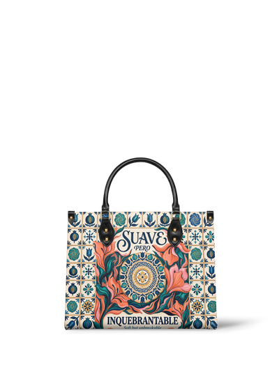 "Suave pero inquebrantable" ver.6 Leather Handbag