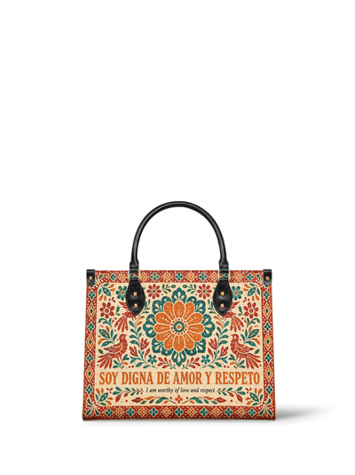 "Otomi Wild Embroidery" ver.5 Leather Handbag