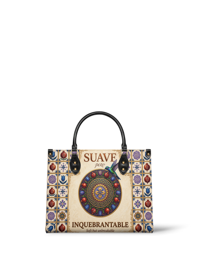 "Suave pero inquebrantable" ver.5 Leather Handbag