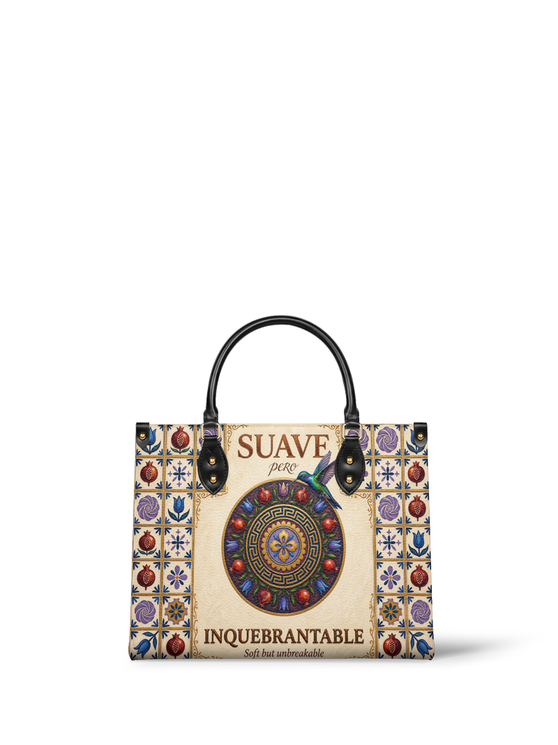 "Suave pero inquebrantable" ver.5 Leather Handbag