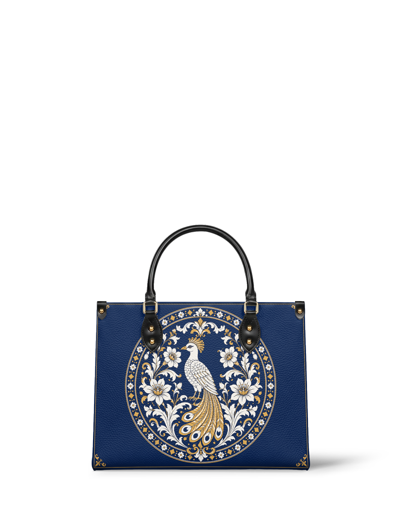 "QUETZALÍ" Leather Handbag