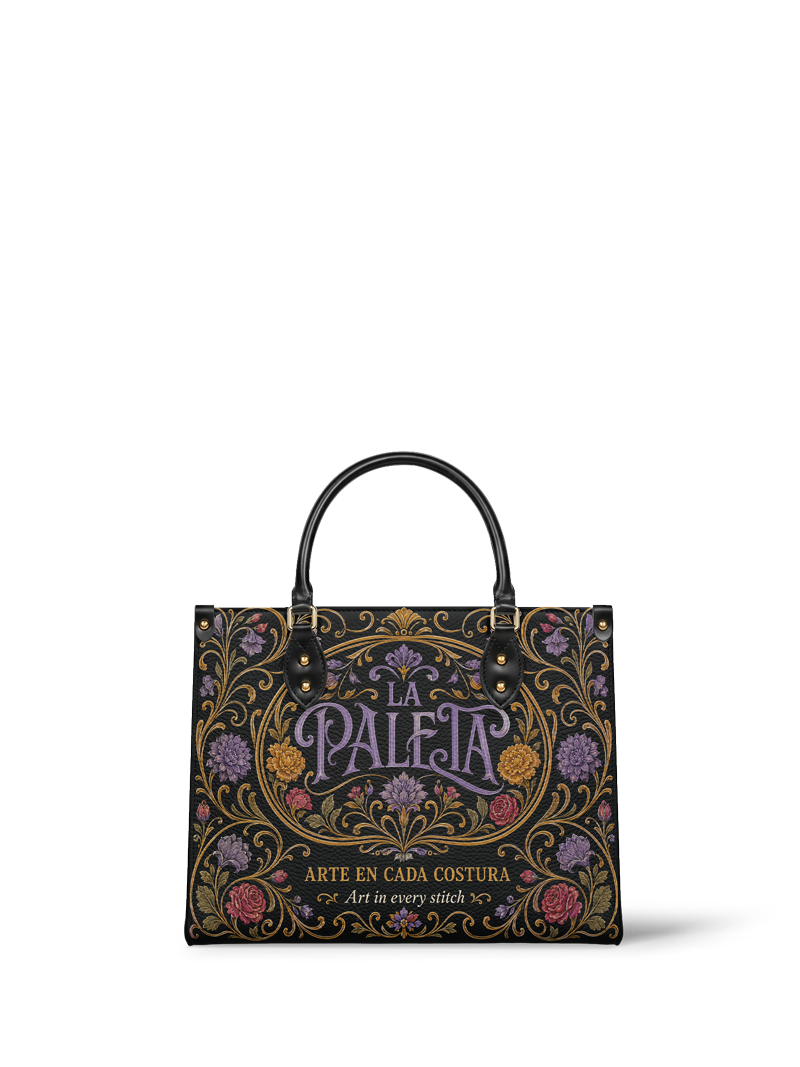 "La Paleta — Arte en cada costura" ver.1 Leather Handbag