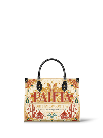 "La Paleta — Arte en cada costura" ver.4 Leather Handbag